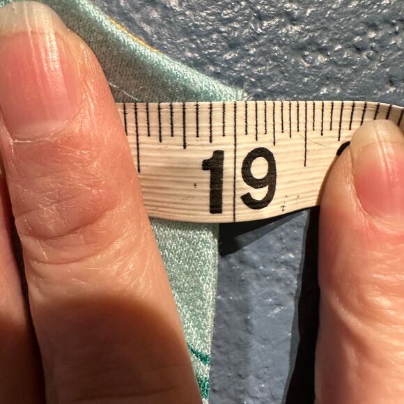 NWT Olive + Oak Size Medium Boho Cottage Maxi Dress Mint Green Floral Knit Comfy - Picture 6 of 9